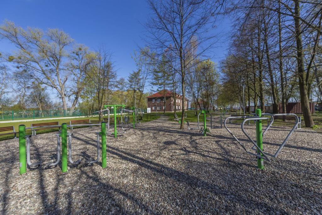 Centrum Zeglarskie Domki Kempingowe Štetín Exteriér fotografie
